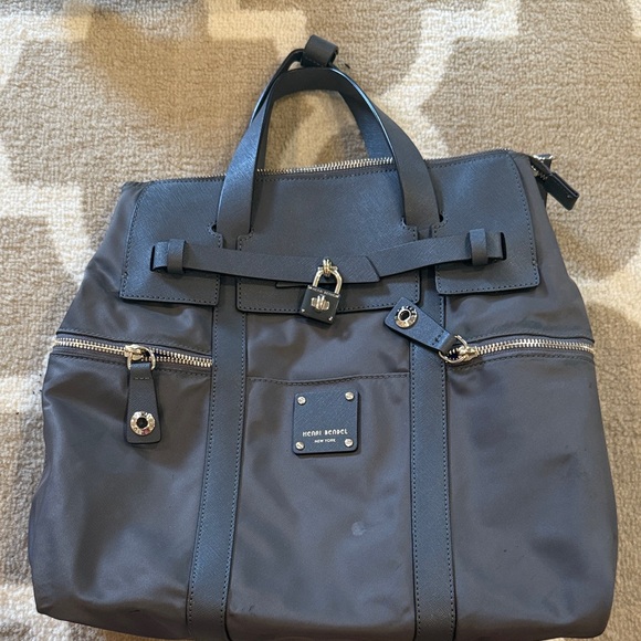 Henri Bendel Jetsetter Grey Backpack - Picture 1 of 3